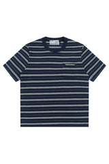 レトロストライプスリムフィットTシャツ