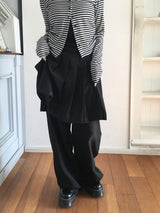 Formal Layered Pleated Skirt Pants (2c)