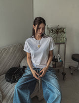 [U-BASIC] サマークーリングスリムフィット半袖Tシャツ