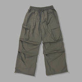 Bake Wide Cargo Pocket Nylon Pants