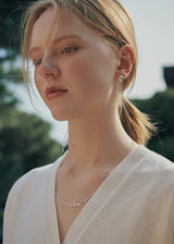 [925 silver] Deux.silver.99 / ピーナッツソングピアス (シルバー)
