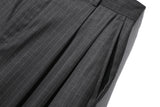 ストライプロングバルーンパンツ (Dark Grey)