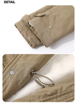 Royal Long Stand Bomber Jacket Fur Coat