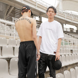 CHT16001 LETTERING LOGO CREW NECK