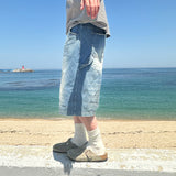 BRUSH CARPENTER BERMUDA DENIM PANT'S