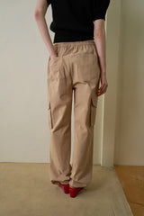 Pocket work pants_beige