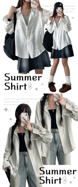 Povit Linen Summer Shirt (5 colors)