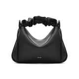 muva. Genuine‑Leather Niche Bento‑Style Bag, Ruched Hand‑held Cloud Bag, Convertible Cross‑body Shoulder Women’s Original Purse, New Arrival Aug 13