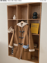 Camel Boa Hood Duffle Mustang Coat