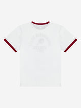 AUTHENTIC TABLE TENNIS CLUB TEE (WHITE/BURGUNDY)