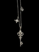 Vintage Silver Key Necklace