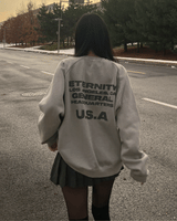 [UNISEX] U.S.A Andrew ピグメントブラッシュラグランスウェット (2 colors)