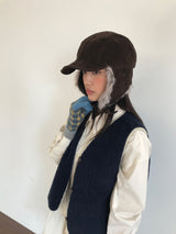 Nutty Suede Trapper Hat (3color)