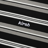 STRIPE PIQUE T-SHIRT [BLACK]