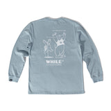 JUST REACH LONG SLEEVE T-SHIRT(SORA BLUE)