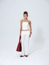 Luv Dept / Cloud-Soft Foldover Flare Pants