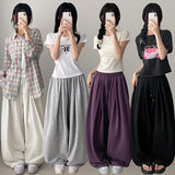 Cool*Air Mesh🧊 Back Patch Wide Banding Sweatpants (4 colors)