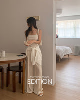 [MADE] Yue linen sleeveless & pants set