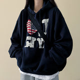LOVE American flag hood [Fleece]
