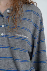 Cozit stripe knit_gray