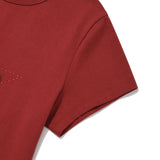 メルティングチェリープリンテッドクロップTシャツ【レッド】