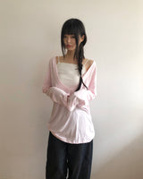 ヒューマディープVネック長袖Tシャツ