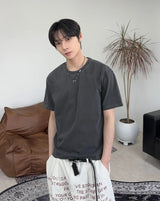 リセッドピグメントクロップ半袖Tシャツ