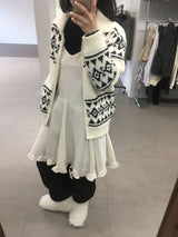 Pudding Nordic Half-Neck Zip-Up (2color)