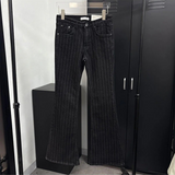 ストライプブーツカットパンツ