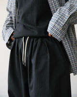 SIO WALK WIDE PANTS BK
