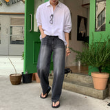 LMN LIT Oversized Fit Cool Linen Shirt (8 colors)