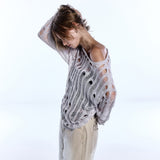 SIN MESH SWEATER_BEIGE