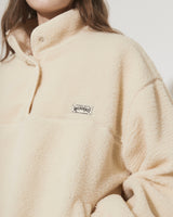 FLUFF FLEECE PULLOVER [IVORY]