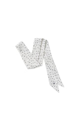 Dot slim scarf