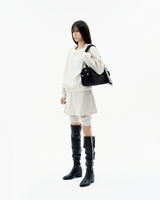 デタッチャブルキーリングバゲットバッグ / Black