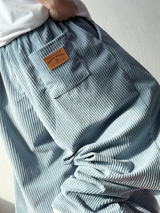 5000 ソルド 🥳❤‍🔥(BABY PALE CORDUROY👼) ツープレートバルーンコットンパンツ🤍🤎🩵🖤💛 - 6 カラーズ