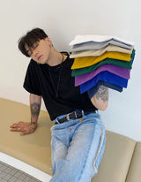 No.8208 basic box half T (9color)
