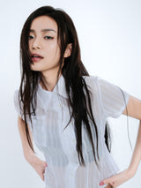 PLEATES WRAP SKIRT [IVORY]