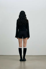 ASTRAL CROP JACKET / BLACK