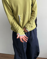 Gets High-neck Waffle Hoodie