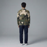 Khaki Camouflage Painting Knit