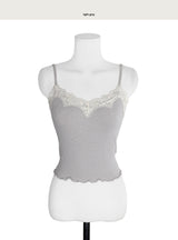 feer mute lace sleeveless tank top