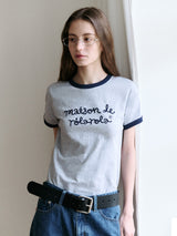 MAISON DE ROLA RINGER T-SHIRT GY+NV