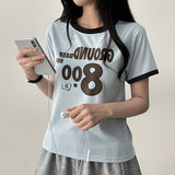 ユービンスパンデックス008カラーリングショートスリーブTシャツ