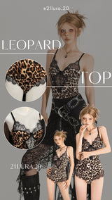 Leopard print jumpsuit