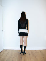 TOGGLE FUR BELT (IVORY)