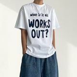 Work boxy fit short-sleeved shirt (4 colors)