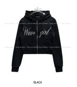 Girls Lettering Slim Hoodie
