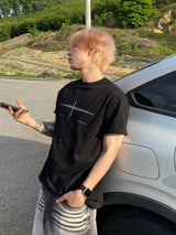 ライジングレタリング半袖Tシャツ 3C