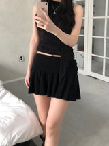 ダイスフレアミニスカート(2 colors)